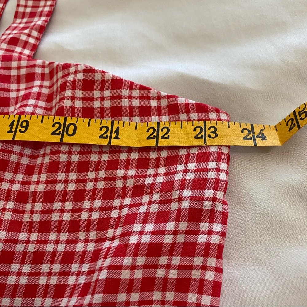 Nasty Gal Red and White Buttoned Sundress - Picture 5 of 7